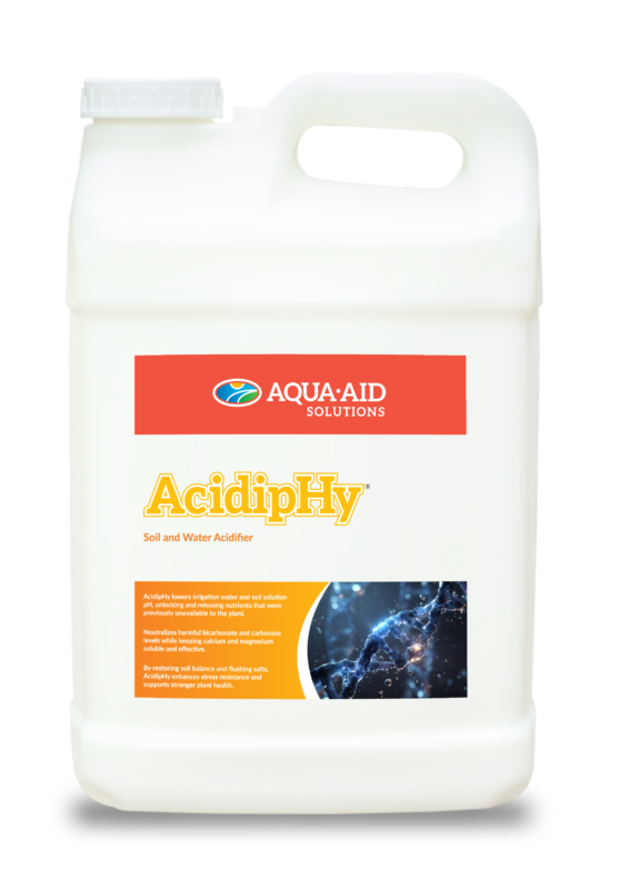 AcidipHy turf soil and water acidifier