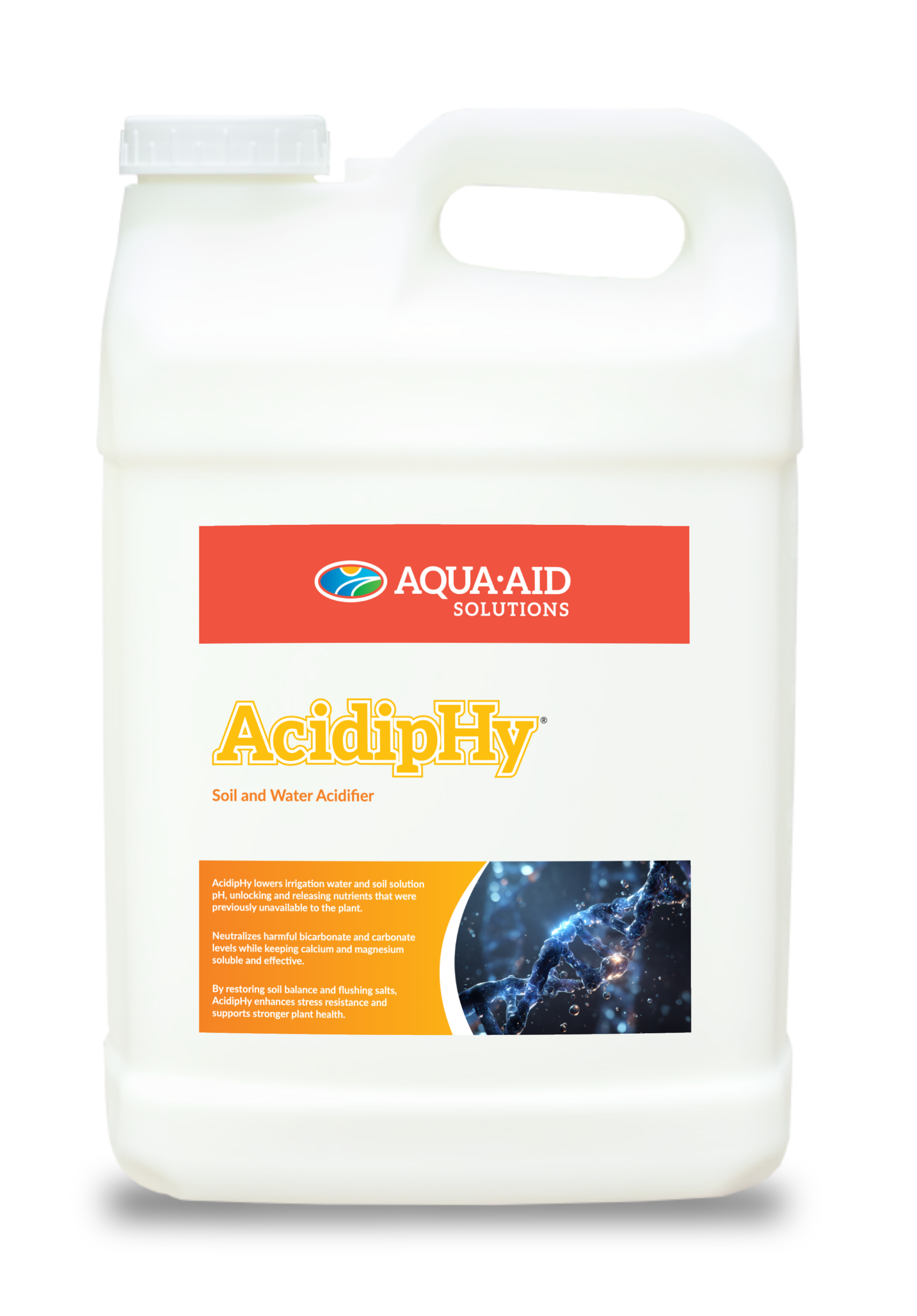 AcidipHy turf soil and water acidifier