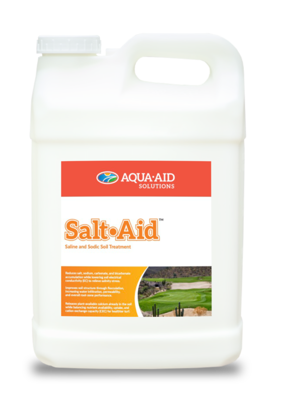 Salt-Aid soil treatment