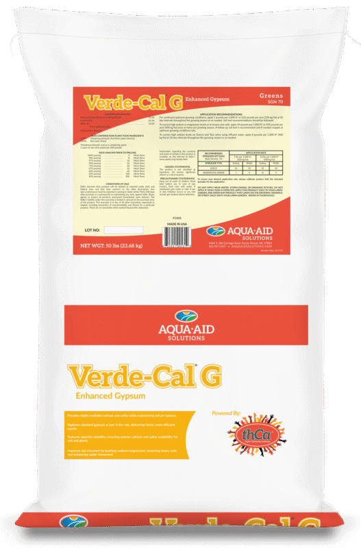 Verde-Cal G turf soil amendment