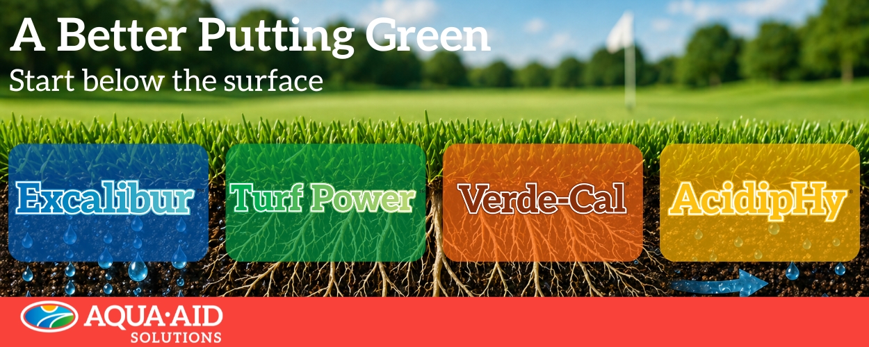 Putting Green Moisture Management Program | Excalibur, Turf Power & Verde-Cal